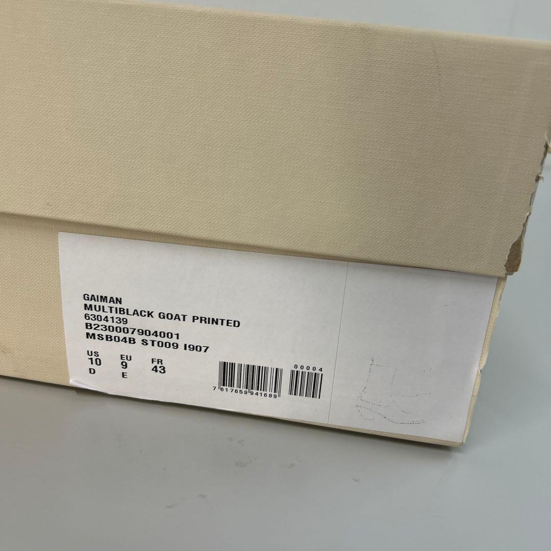 芸術品新品未使用箱付定価30万円の8割引バリーbally蛇革パイソンブーツ黒