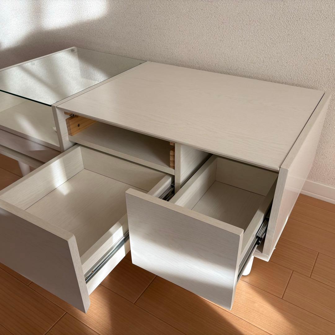 takanoさま専用　LOWYA 引き出し付き　ローテーブル　ドレッサー・鏡台