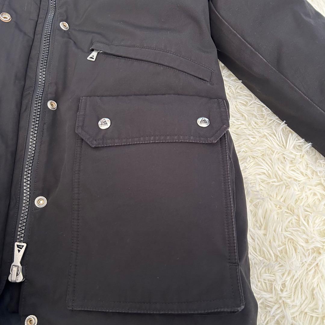 ケープハイツ　ブライトウッド　ファー　ダウンジャケット　コート　混紡生地