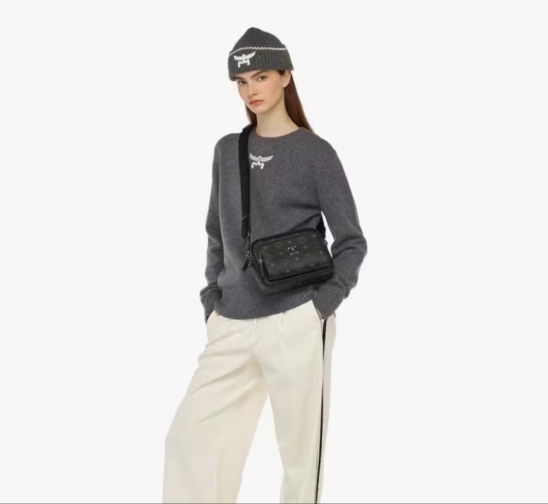 専用 MCM Aren クロスボディバッグ ヴィセトス ブラック 黒