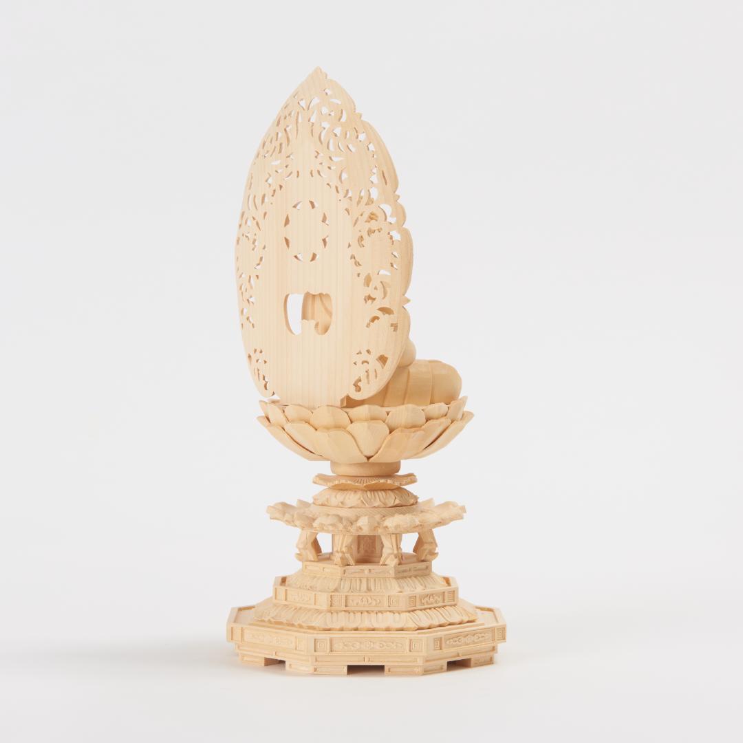 桧　２.５寸　阿弥陀如来　仏像 #048