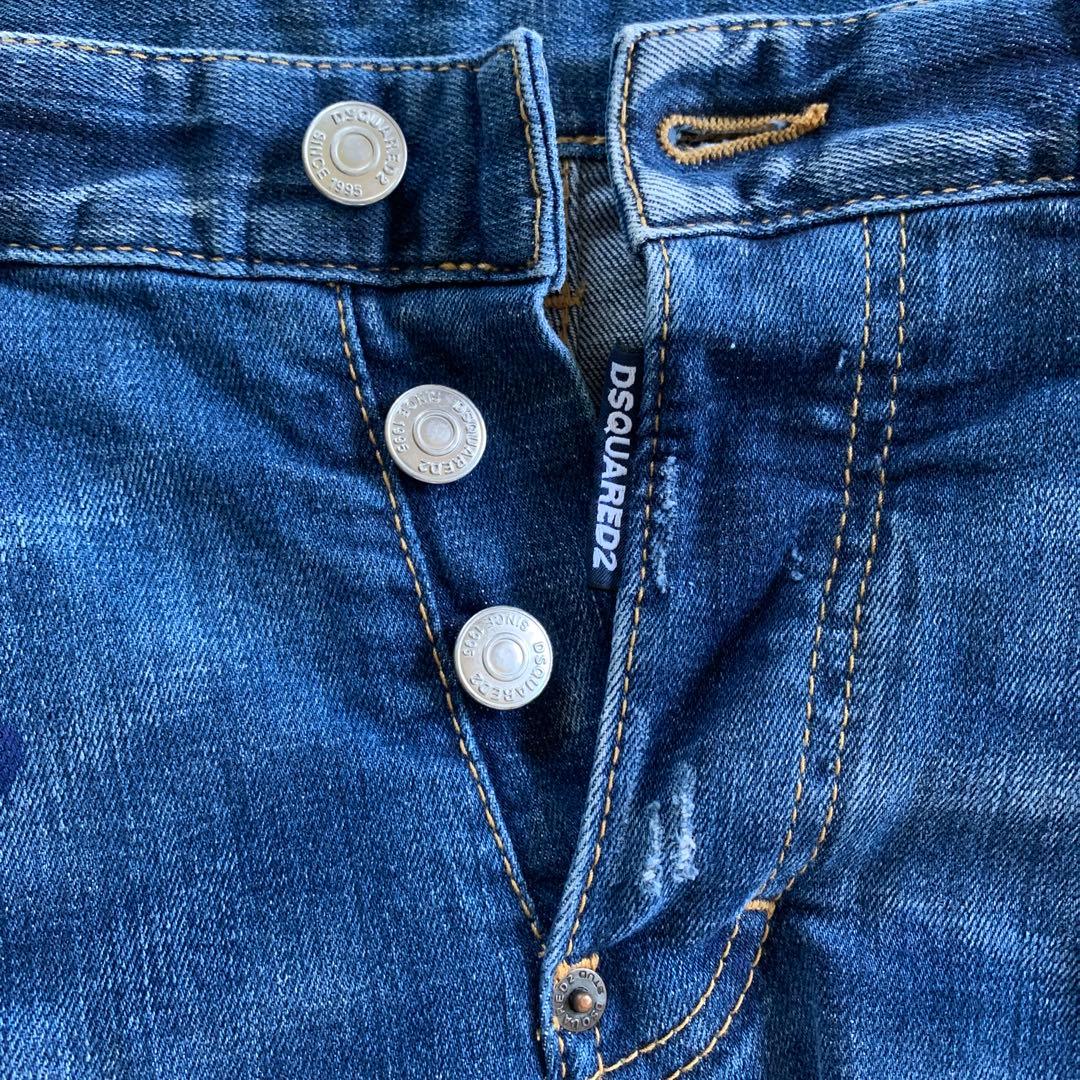 DSQUARED2 ディースクエアード セクシーツイスト 桜ペイント 42