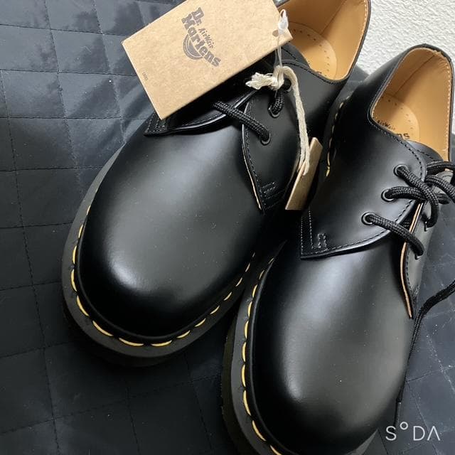 【あ】ドクターマーチン 1461 59（黒）革靴（プー156）