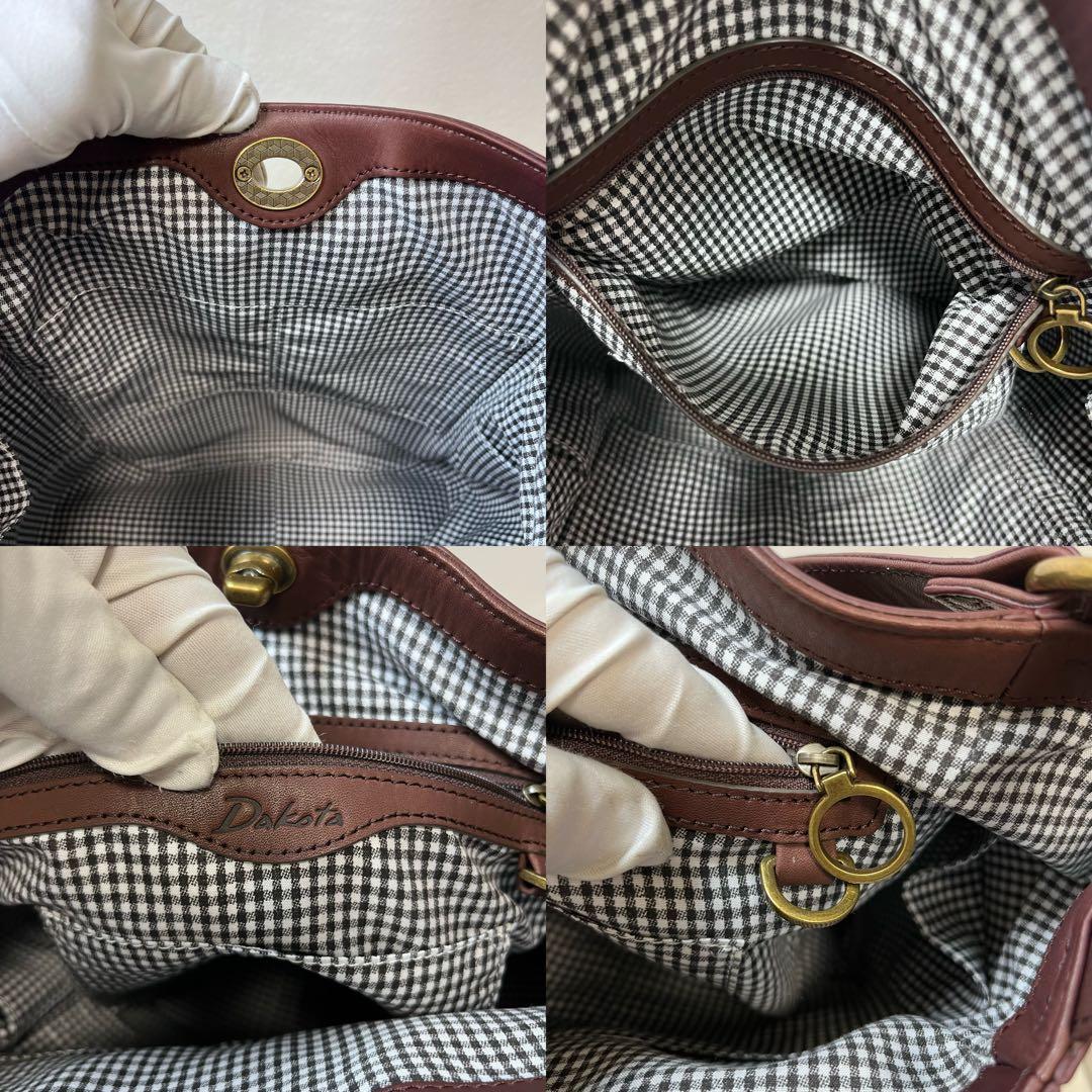 ☆極美品☆ 完売品 ゆべし ダコタ コラボ ガトー ショルダーバッグ チョコ