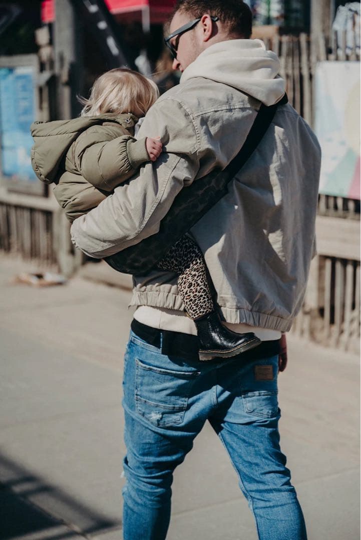 【未使用に近い】WILDRIDE アクティブキャリー グレー レオパード