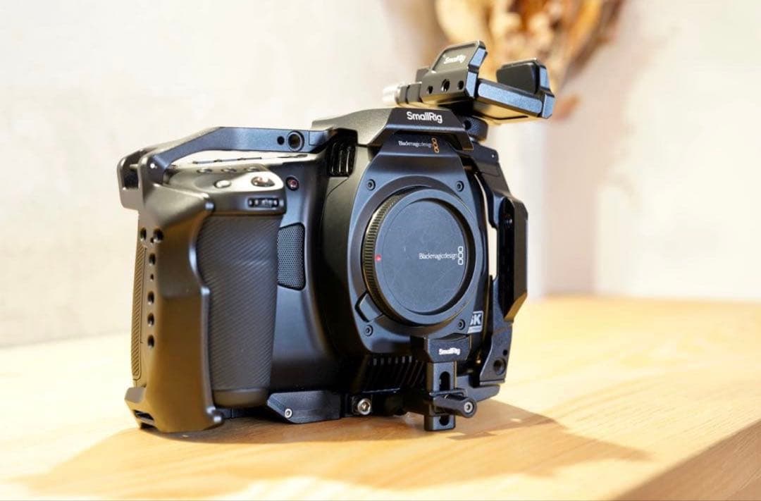 極美品BMCC6K FF SmallRigケージ 純正バッテリー2つ