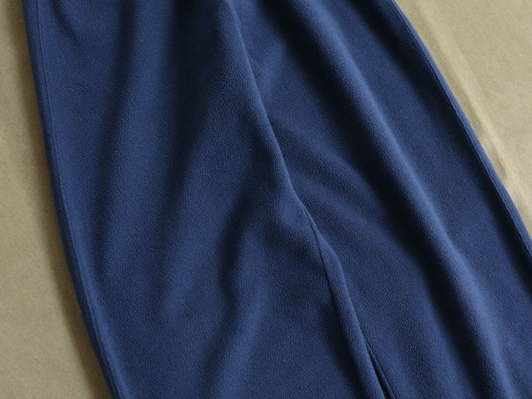 90s 台湾製 NIKE フリースパンツ ネイビー 裾スウォッシュ