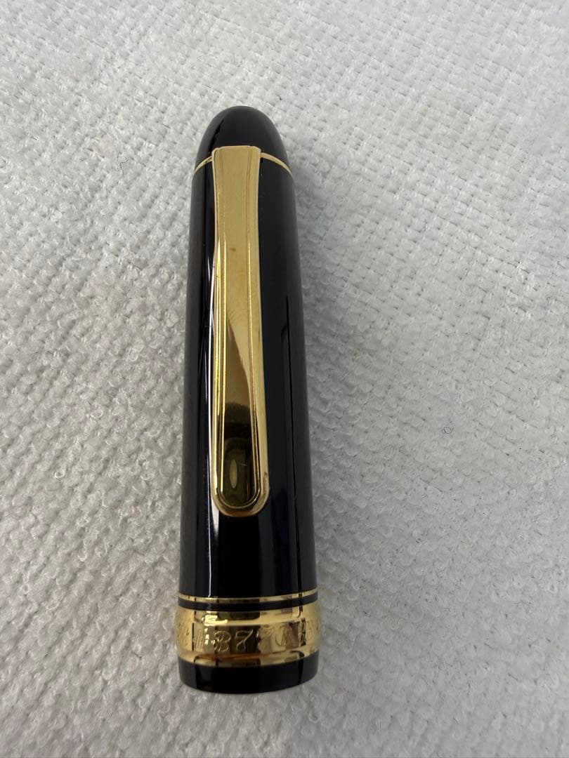 PLATINUM 14K万年筆 黒 ☆