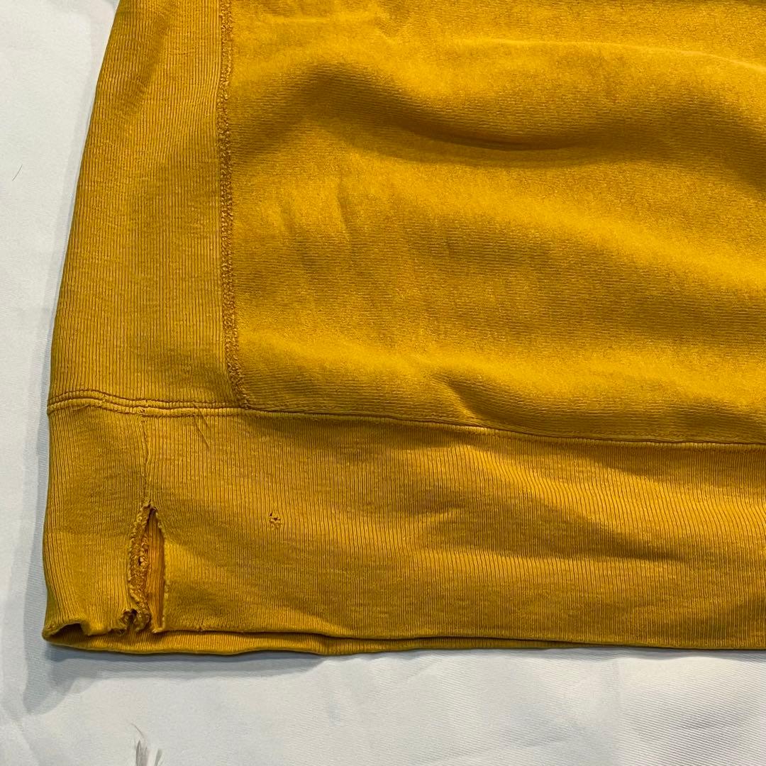 USA製】Champion チャンピオン リバースウィーブ　黄 90's