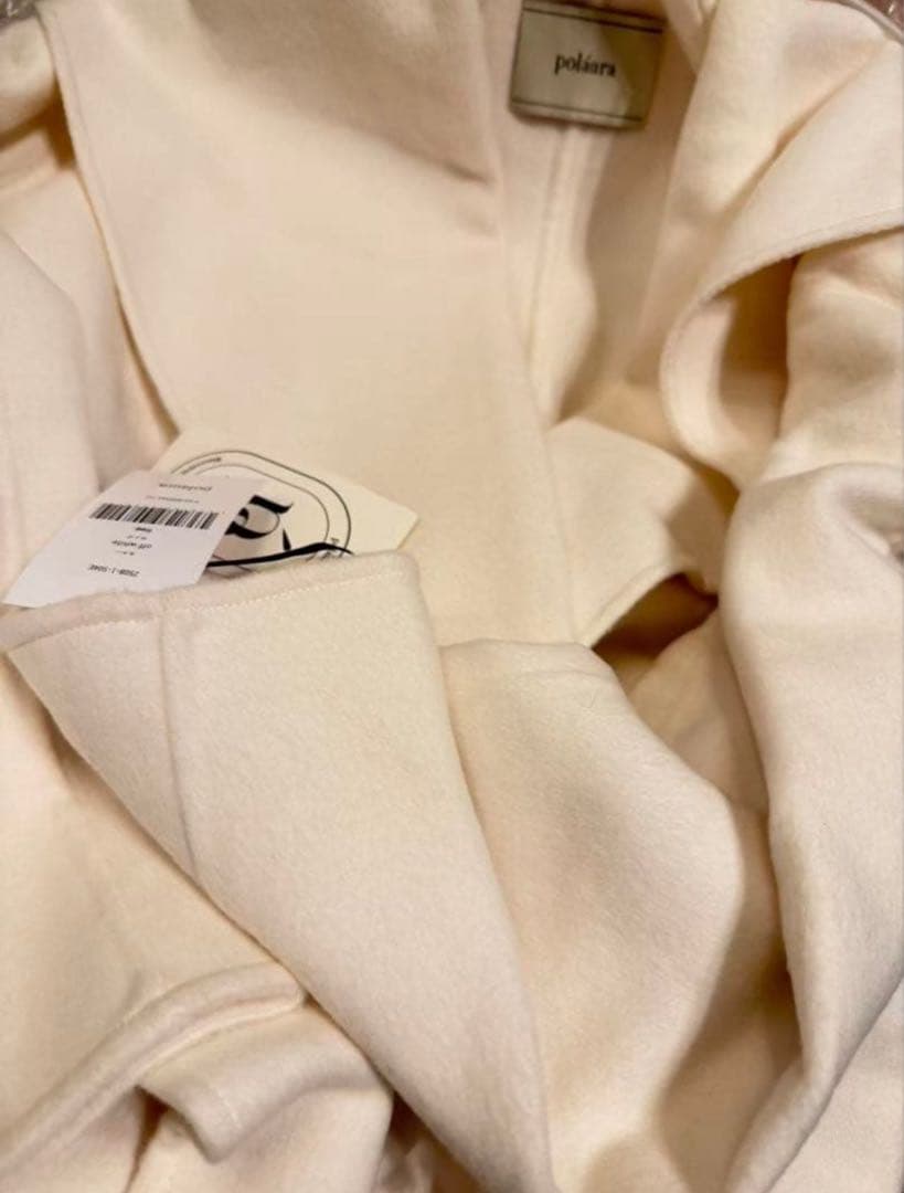 polaura ショールカラーウール　ミドルコート