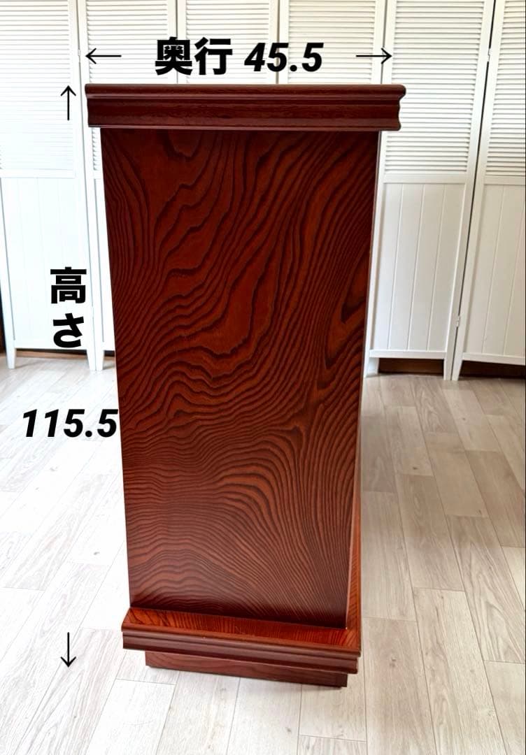 欅材 レトロ茶箪笥 水箪笥 古家具 昭和 アンティーク 収納棚