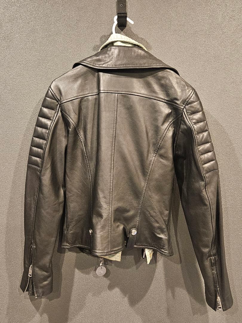 DIESEL ディーゼル ライダースジャケット サイズ:S 羊皮×デニム