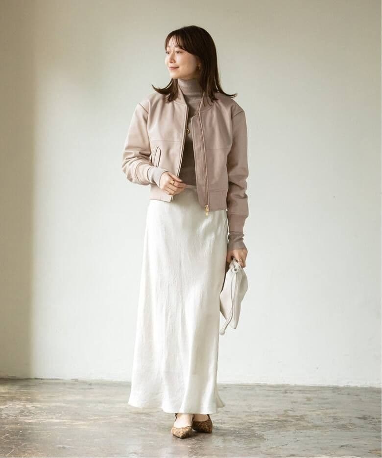 NOBLE　ラムレザーMA-1ブルゾン