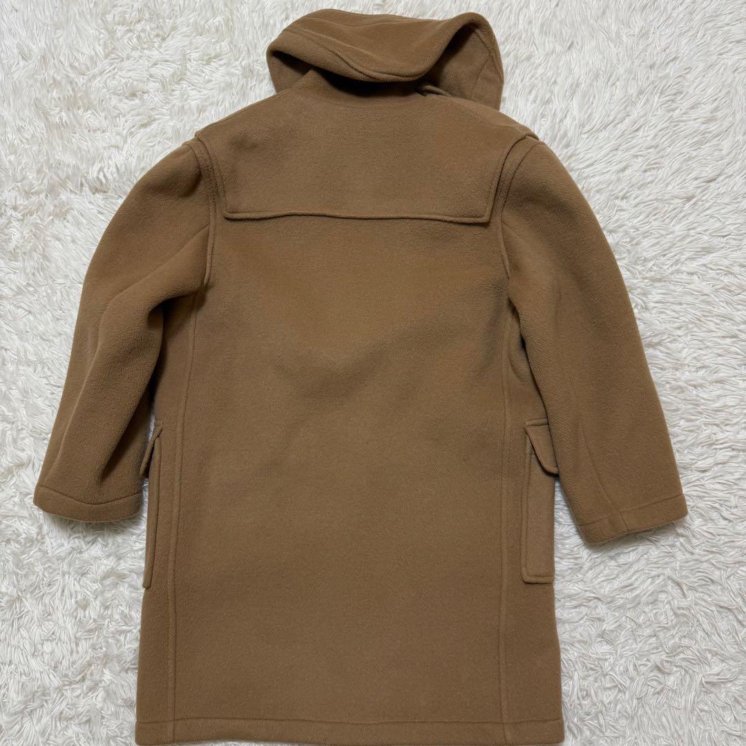 Gloverall ダッフルコート　チェック柄　英国製　キャメル色Size L