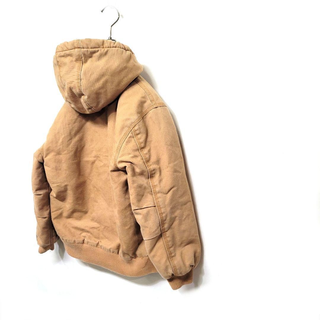 希少 Carhartt アクティブジャケット ダックパーカー kids キャメル