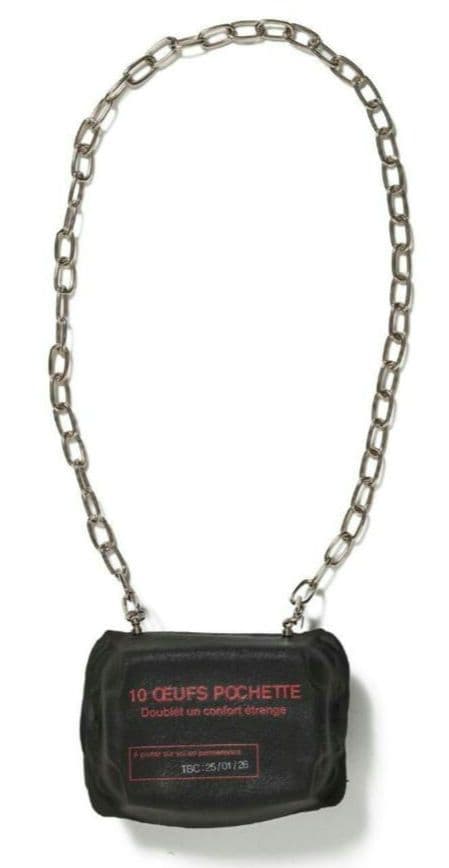 【未使用】doublet（ダブレット）EGG PACK POUCH（BLACK）