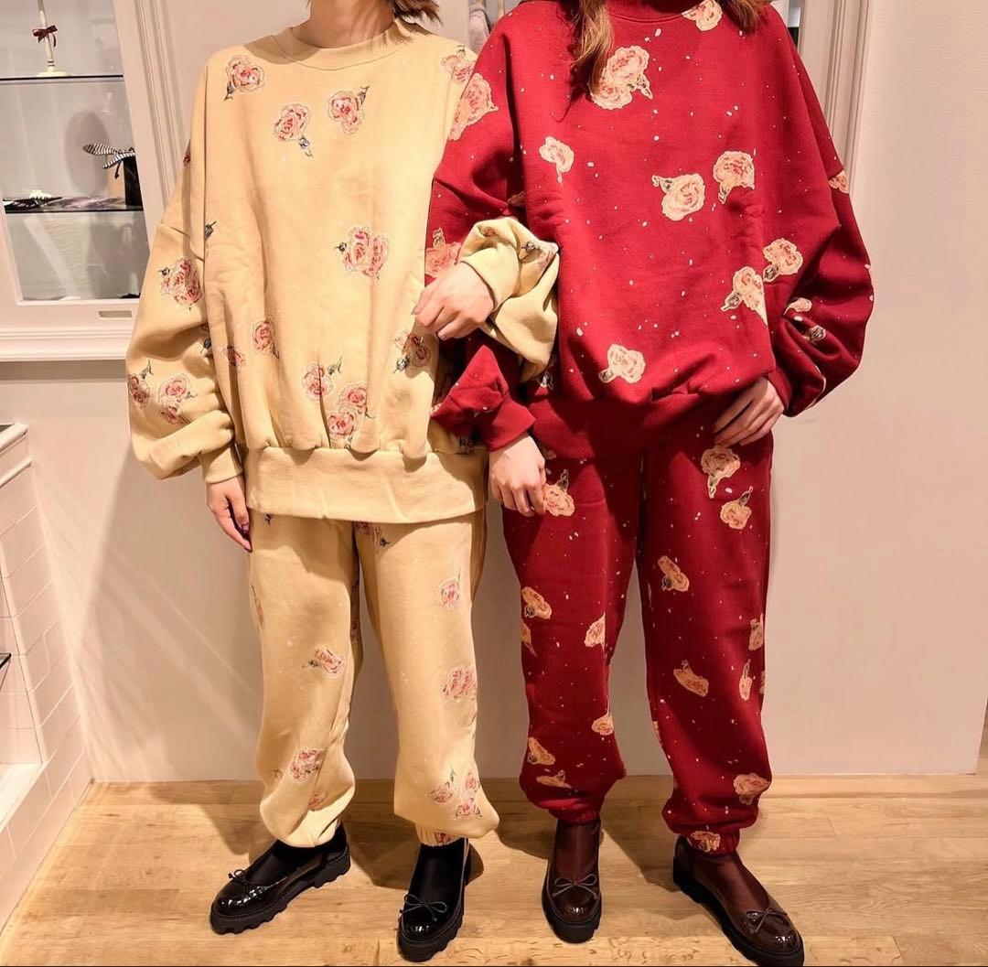 little sunny bite×PINK HOUSE コラボ　スウェット