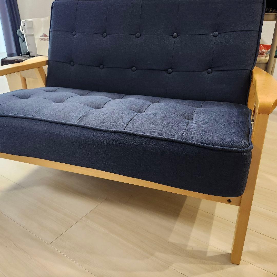 ニトリ　二人がけソファー