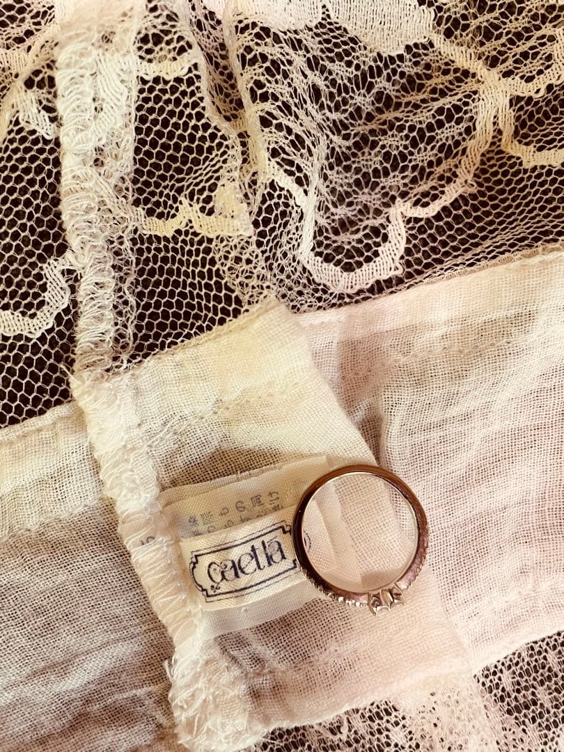 ❤️さえら★サエラ★リボンモチーフが可愛いテーブルクロス❤️シャビーシック★姫系★