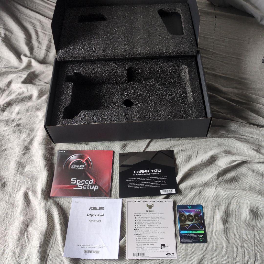 ASUS TUF-RTX3070TI-O8G-GAMING 【動作確認済み】