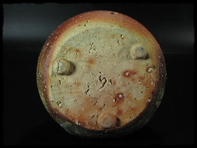 高橋 楽斎 破れ袋 信楽 水指 替塗蓋 茶道具 盛蓋 四方桟 共箱 上位品 g2