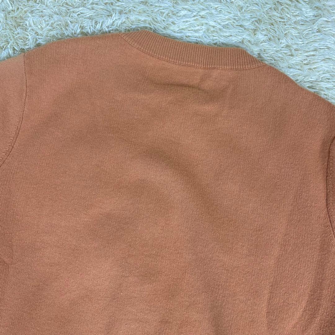 CABaN コットンカシミヤクルーネックカーディガン