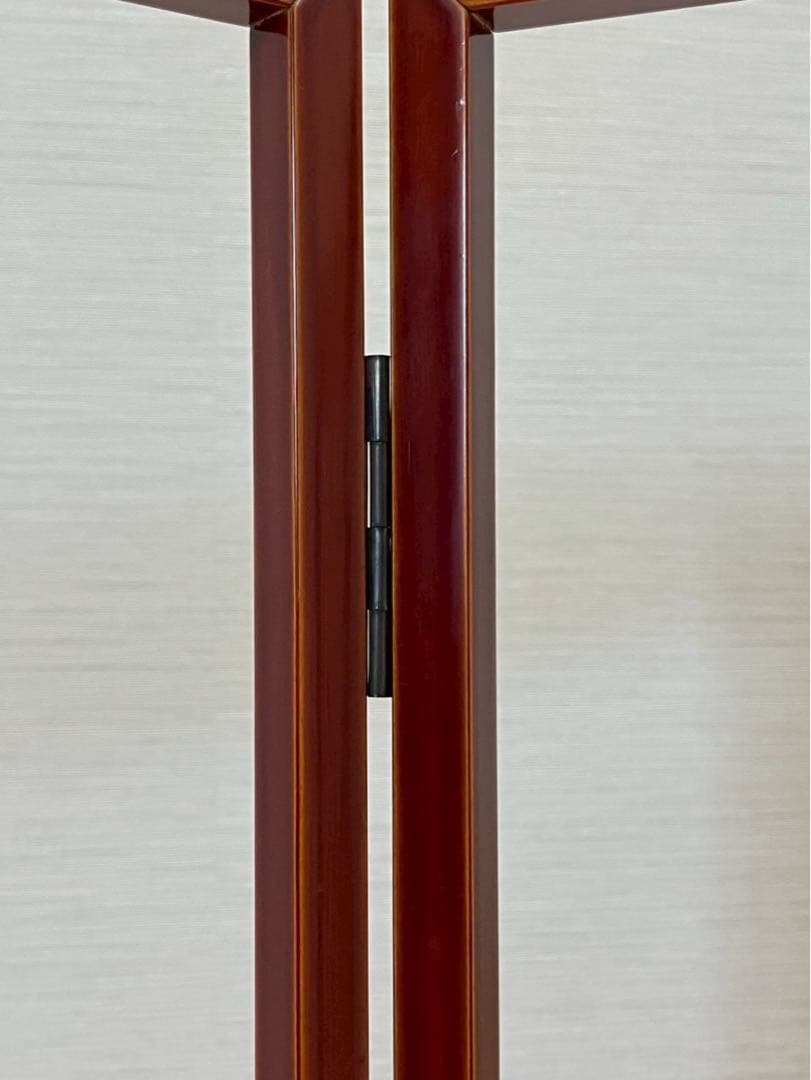 指物師 井川信斎 作 金張組子風炉先屏風 共箱 茶道具