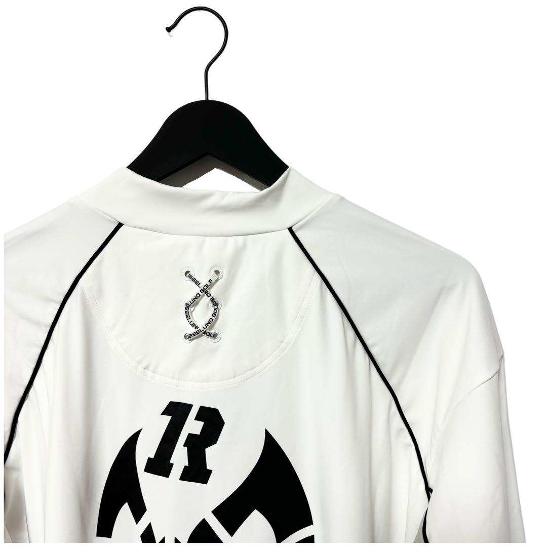 ラッセルノ ゴルフ ビッグルチャ グラフィック L/S モックネック ホワイト7