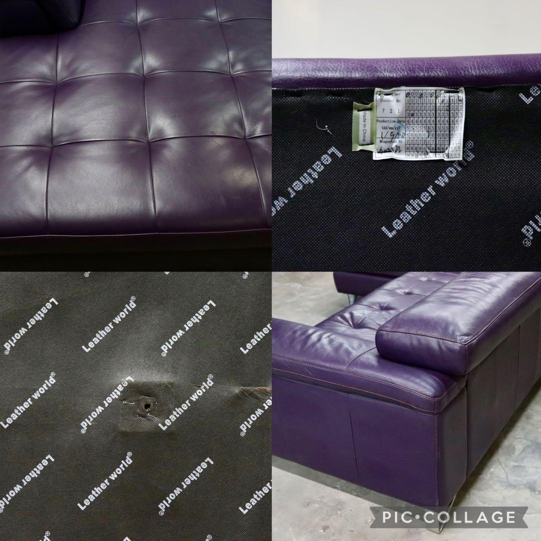 GMIH127○lether world / レザーワールド カウチソファ パ