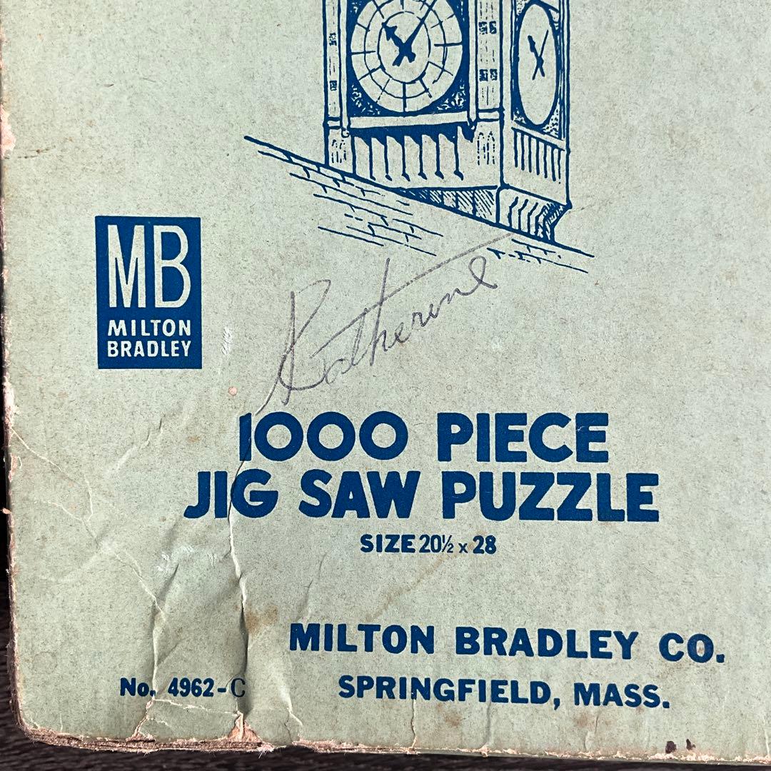 MILTON BRADLEY CO. アメリカ製 アンティーク ジグソーパズル