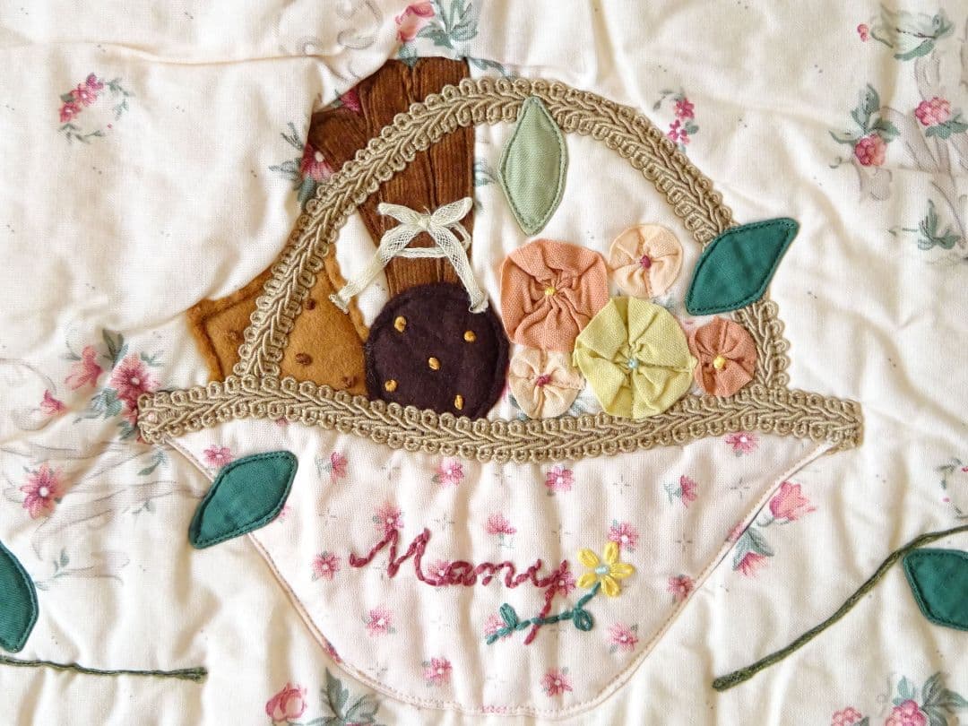 マニー　コラージュフロアマット　ウォールポケット　イマン　ローズ