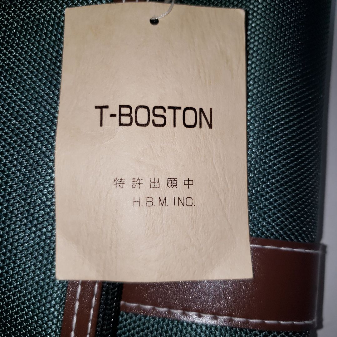 未使用　エース　T-BOSTON ガーメントバッグ グリーン　ボストンバッグ