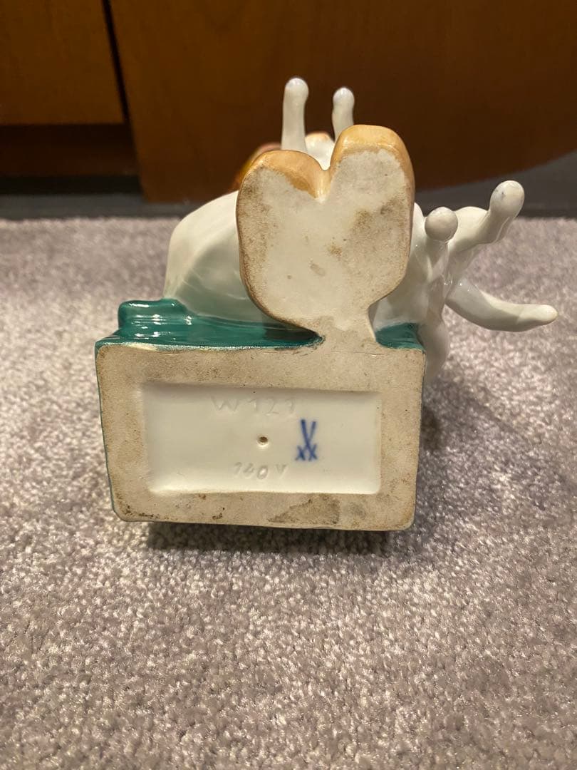 お値下‼️ マイセン　ヘンチェル　猫を抱く少女　子供