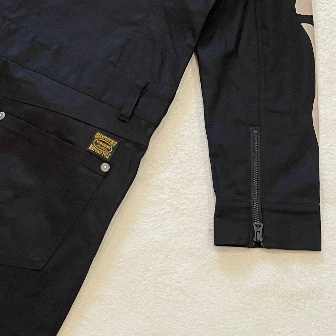 VANSON　オールインワン　つなぎ　ヒューマンボーン　スケルトンデザイン　XL