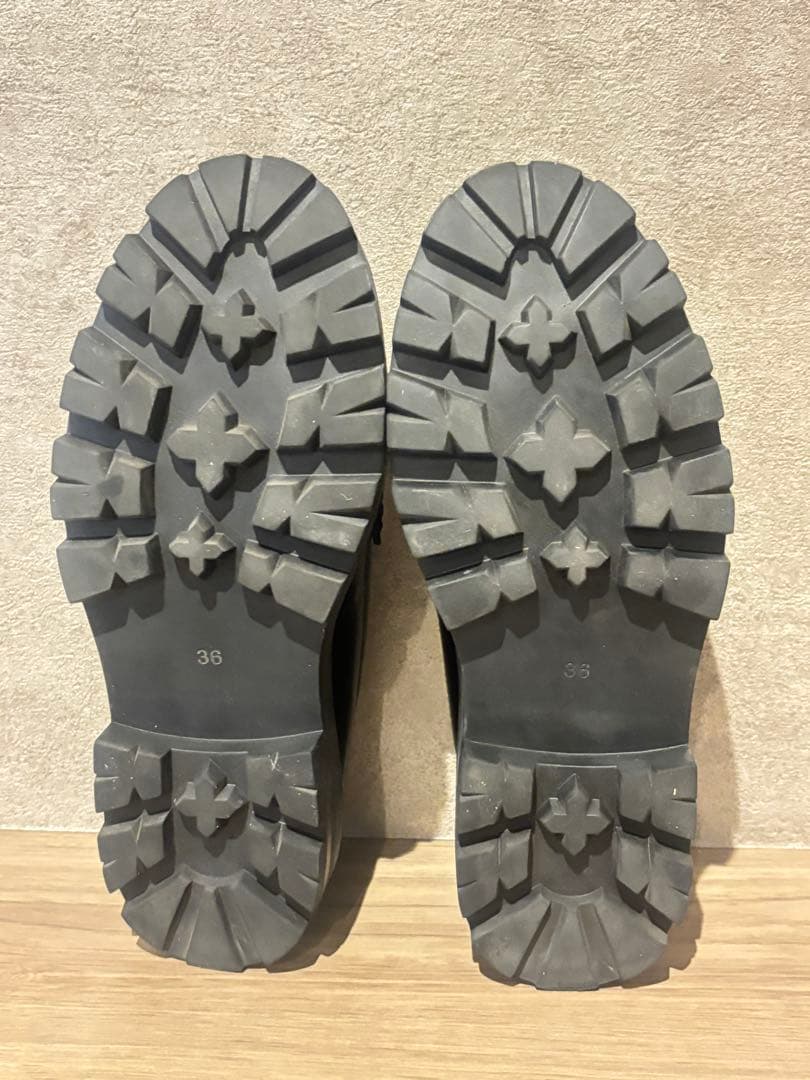 ARTESANOS アルテサノス ファーローファー ブラック 23cm