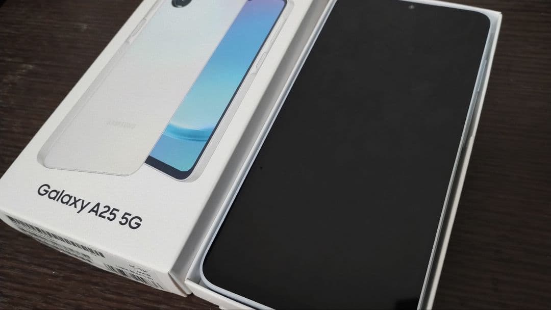 ☆美品☆Samsung Galaxy A25 5G ライトブルー simフリー