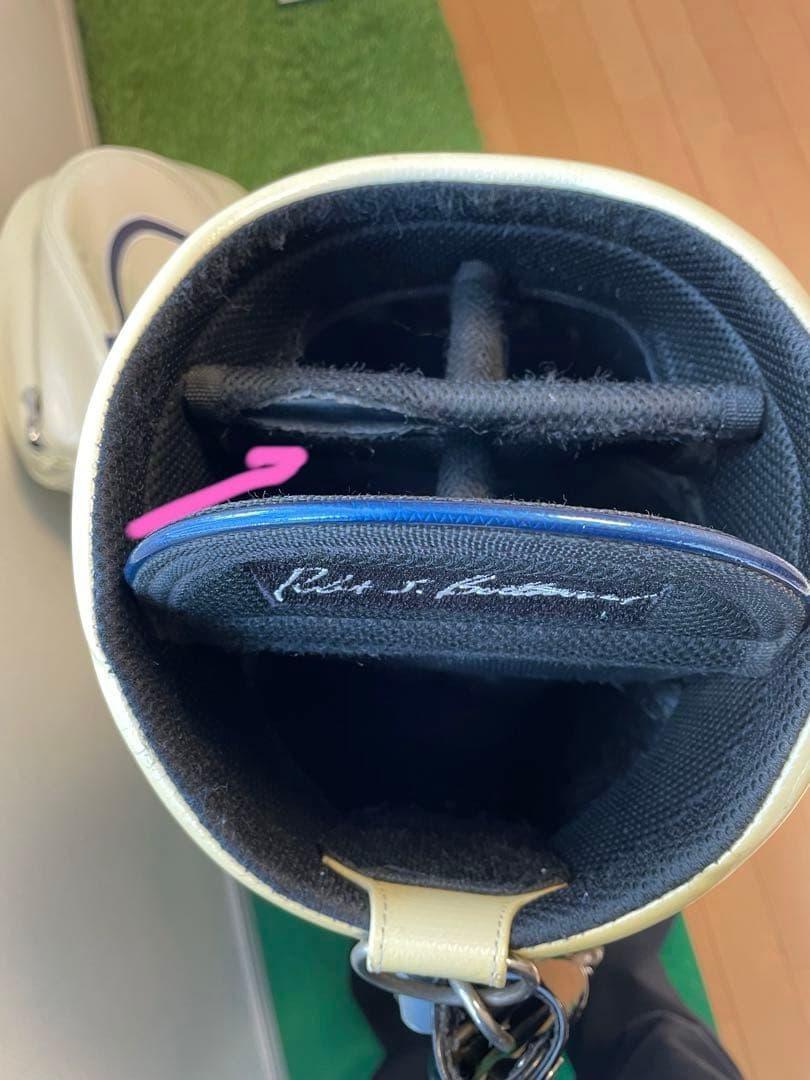 BETTINARDI キャディバッグ ホワイト/ネイビー【希少品】