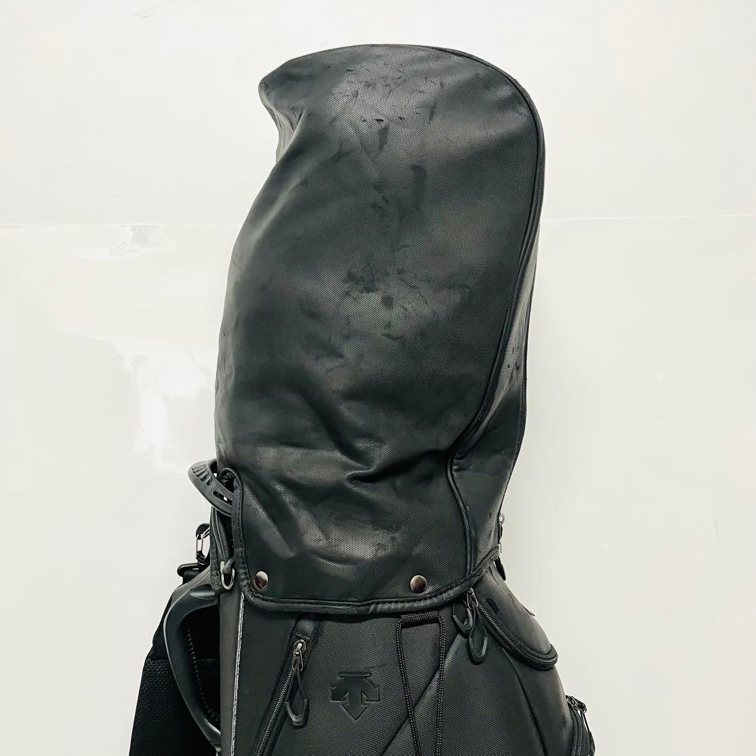 DESCENTE デサント　キャディバッグ　キャディバック　ゴルフバッグ　黒