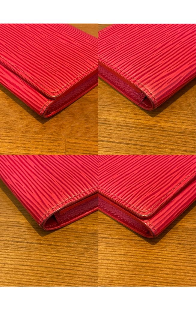 ルイヴィトン エピ アンヴェロップ カルト ドゥ ヴィジット　名刺入れ　レッド