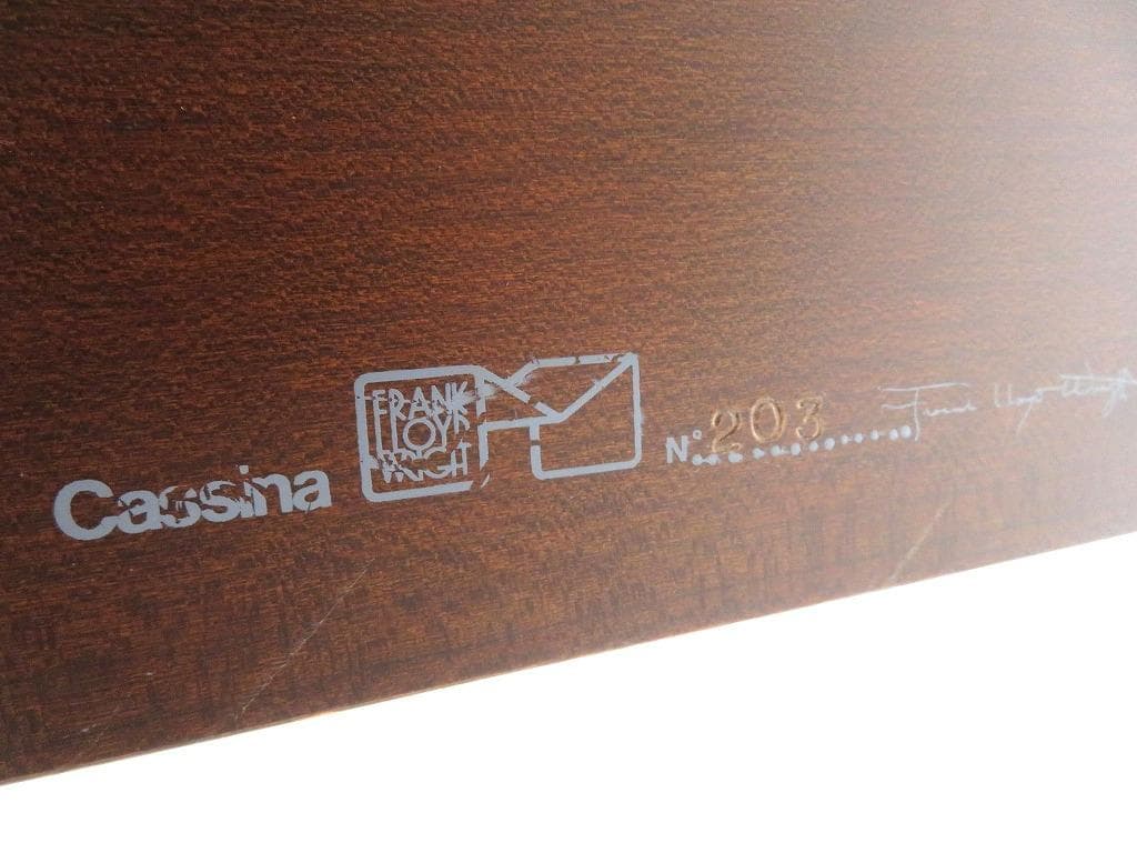 展示品　カッシーナ　フランクロイドライト　ルイスコーヒーテーブル　名作
