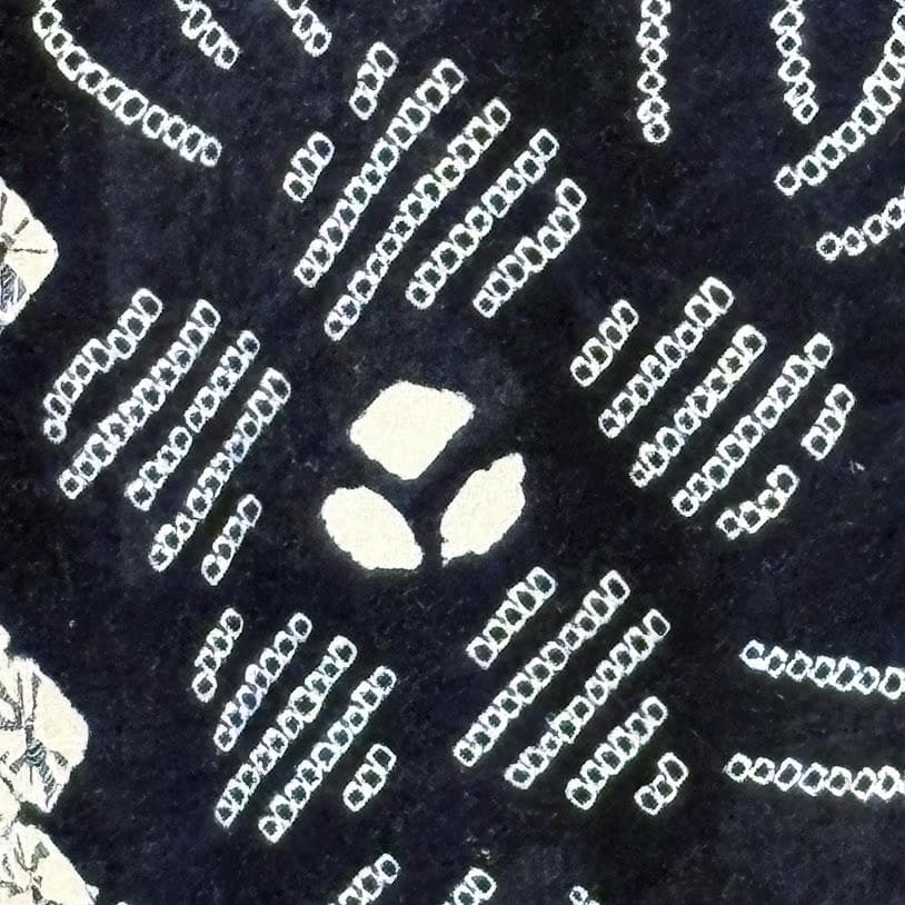 ゆりのはな　絞り浴衣　有松鳴海絞り　手蜘蛛絞り　総絞り　綿　トール　G702