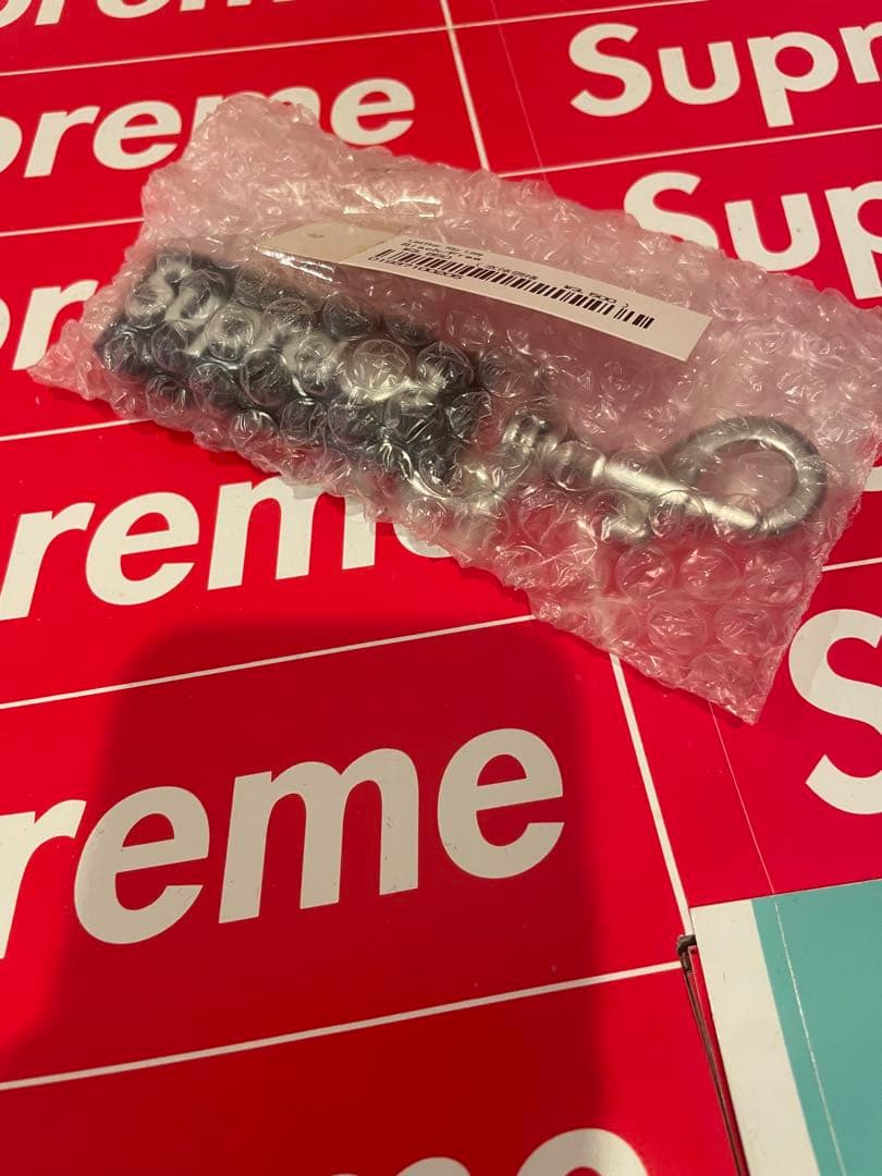 【新品未使用未開封】Supreme Leather Key Loop Black