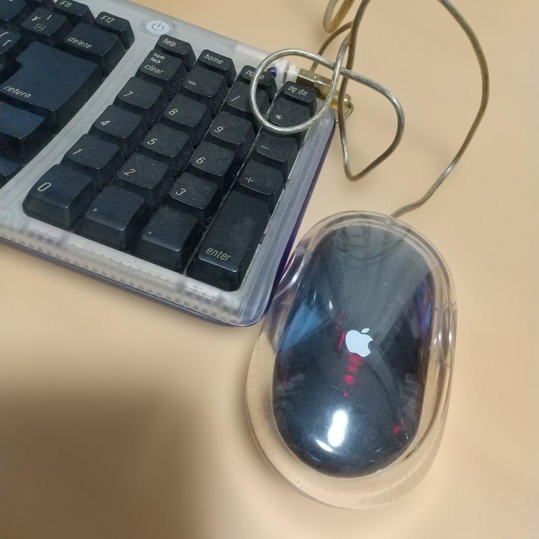 Apple iMac スケルトン レトロ キーボード マウス 通電のみ