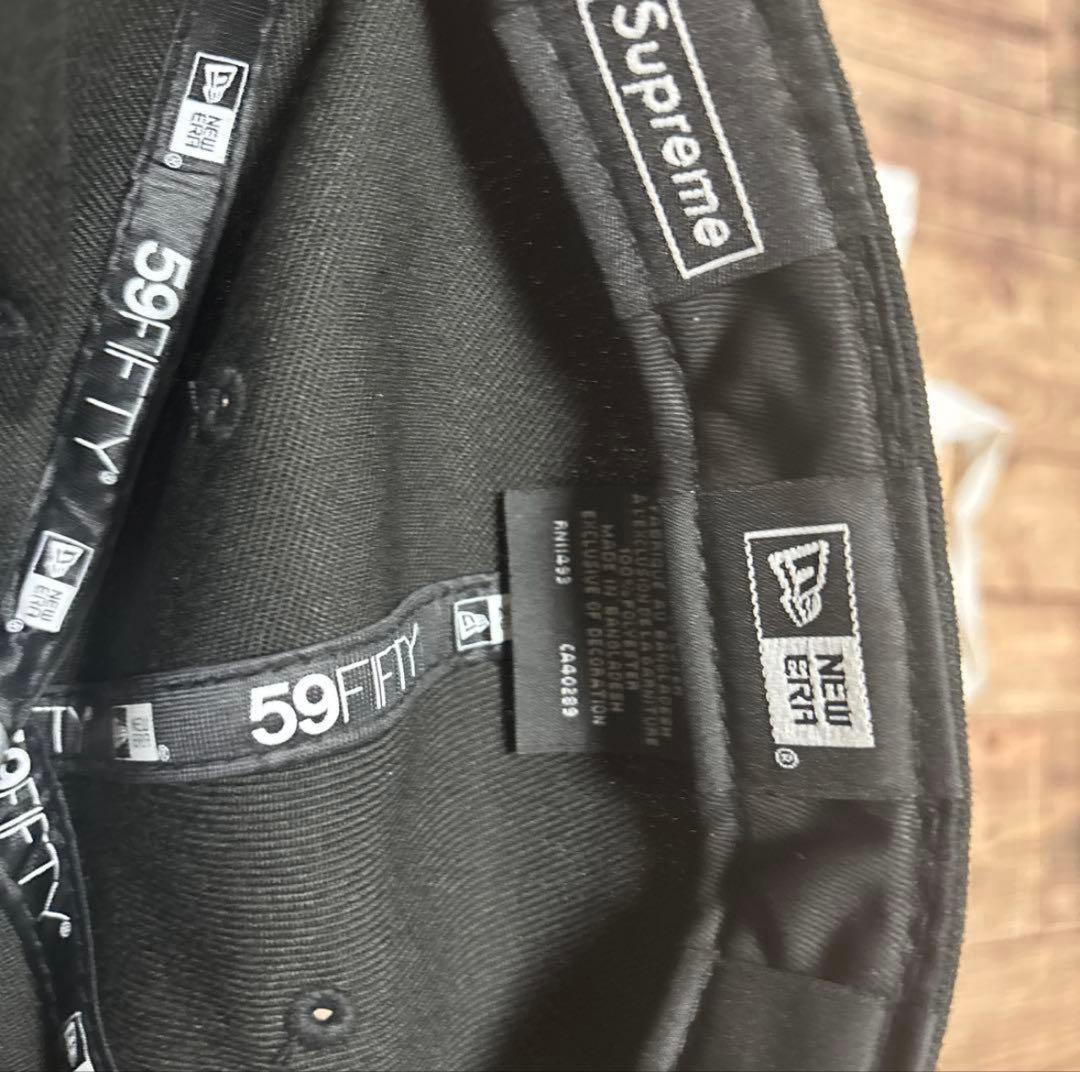 k*u様 Supreme bones box logo new era cap正