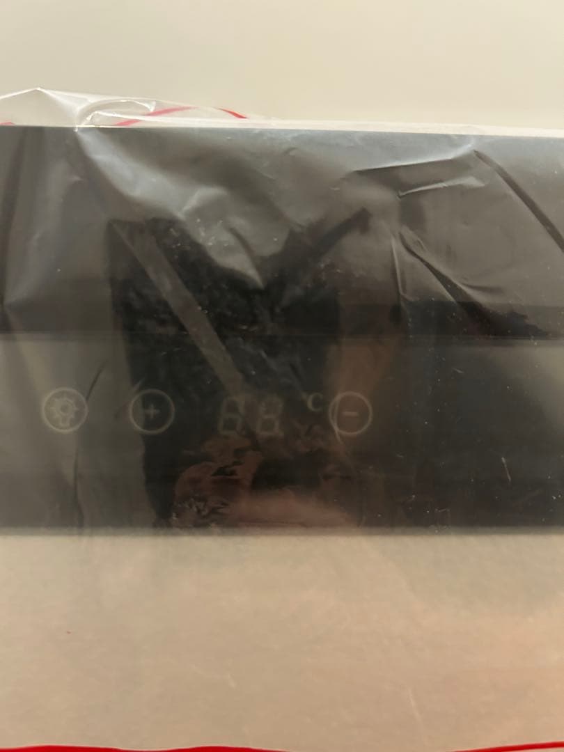 Shelddi 小型冷蔵庫 48L 透明ガラスドア 省エネ 一人暮らし ブラック