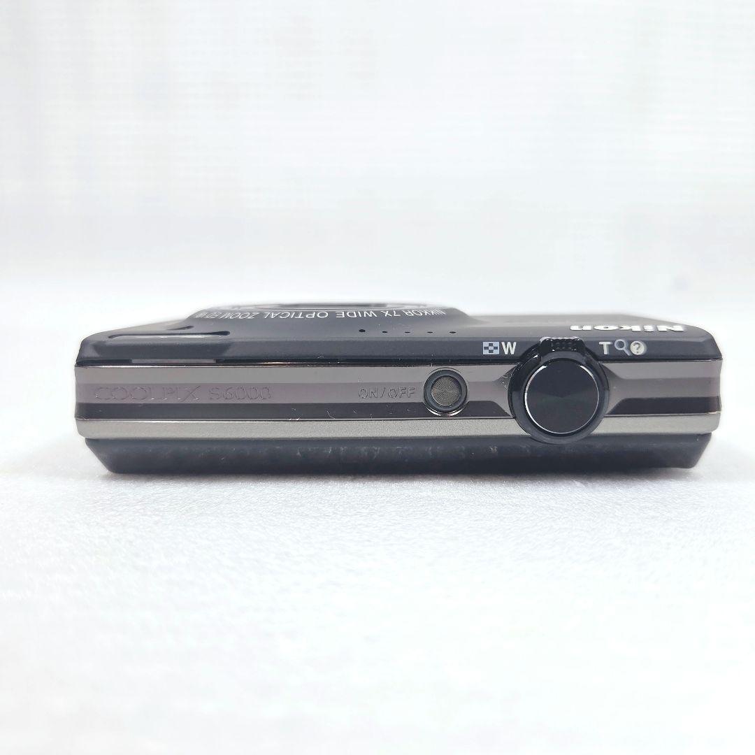 【美品】Nikon COOLPIX S6000 ブラック デジタルカメラ
