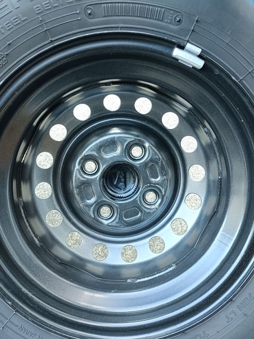 ダイハツ　ハイゼット　純正タイヤホイール　新車外し　4本セット