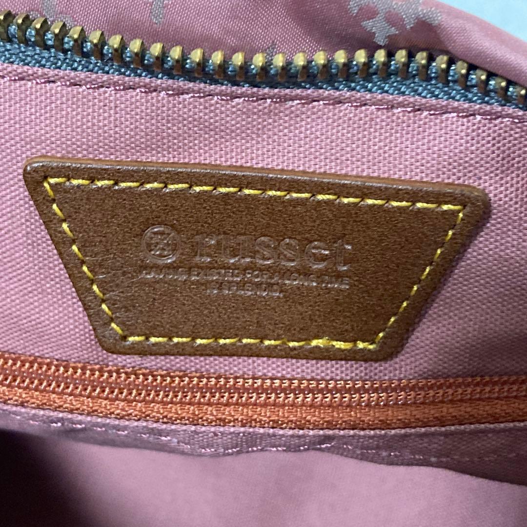 新品未使用 ラシット 2wayバッグ ショルダーバッグ チャーム russet