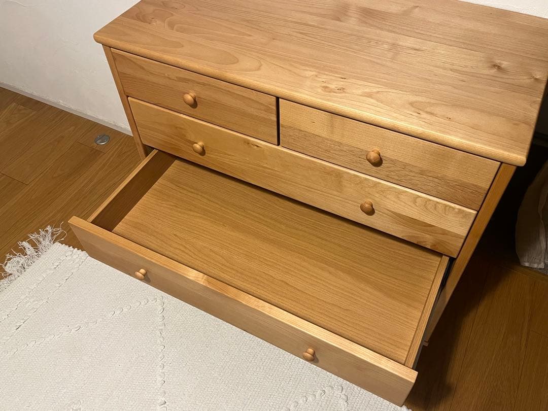 【route00】幅80 4段 チェスト たんす