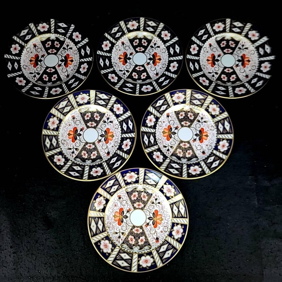 ◎美品◎ロイヤルクラウンダービー　オールドイマリ　桜　プレート　6枚